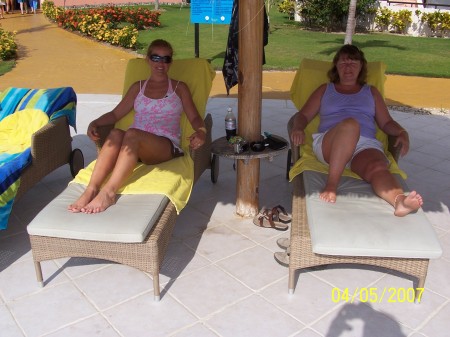 Me and Aunt Patsy in Punta Cana!