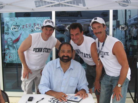 The Shaeffer boys with Franco Harris at  PSU