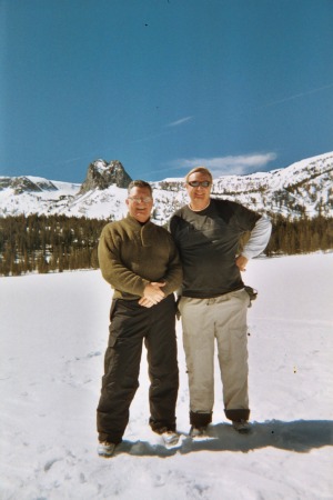Dad and I in Mammoth