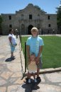 Grandkids, Blake and Whitney at The Alamo