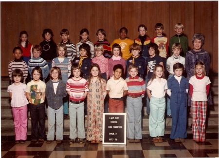 Lake City 1977-1978 Grade 3 Mrs. Thompson