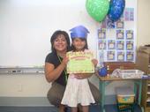 stefany and her teacher
