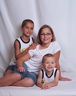 My 3 favorite kids!  Gage, Madelyn & Timmy Jr