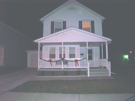 my house at christmas time Look no snow