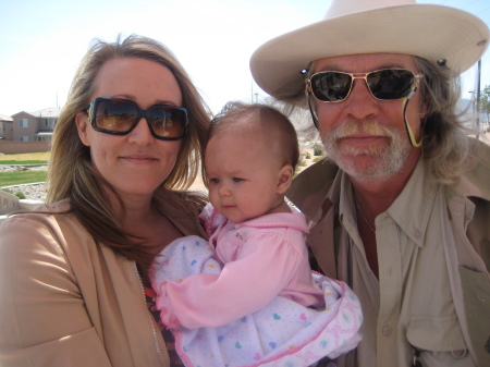 Granddaughter Mariah, Mena and Grandpa George