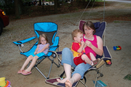 camping at Lake Hartwell