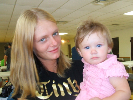 my youngest daughter Amanda and granddaughter