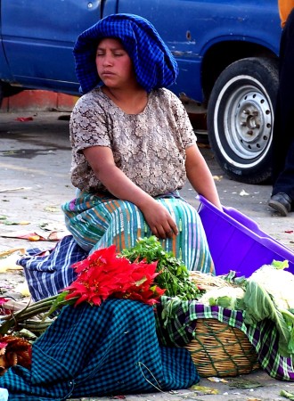 Woman in the Market, Christmas 2008