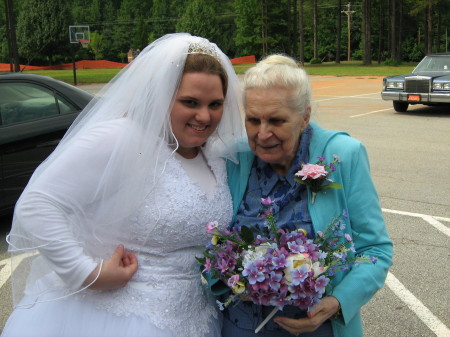 My 88 year old mom and our daughter!