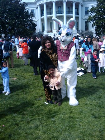 Ruby Fisher Tanner & Grandson at White House