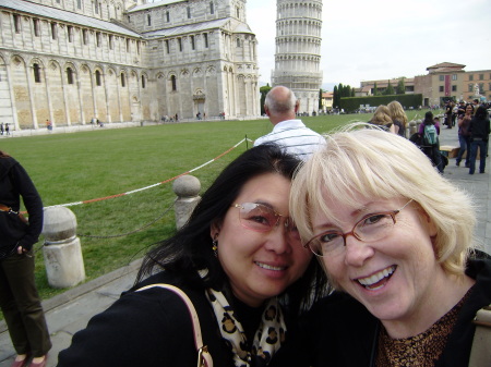 Eppie and I in Pisa