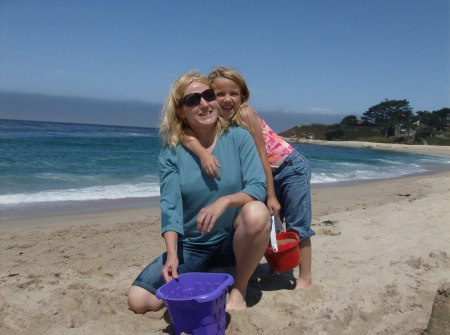 Jessica and I at Carmel River Beach