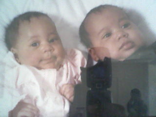 First born Twins Fe and Jr.