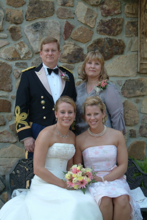 The family at Val's wedding, 2006