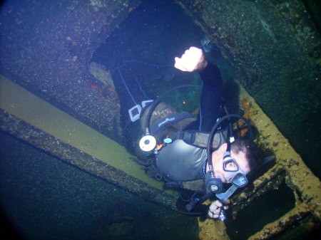 WW-II ship wreck