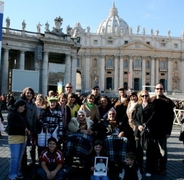 The Corea families at the Vatican