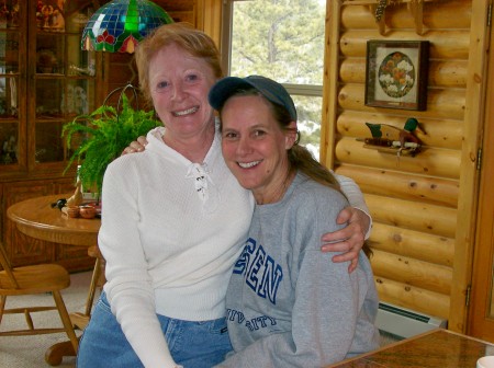 Suzy on left with girlfriend, Christy