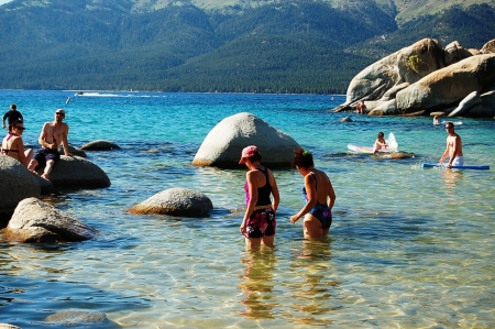 Lake Tahoe is chilly!