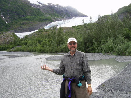 Ice from Exit Glacier Alaska