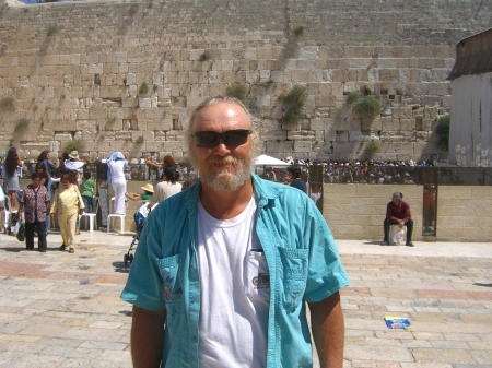 at the wailing wall in jeruselem in 2007