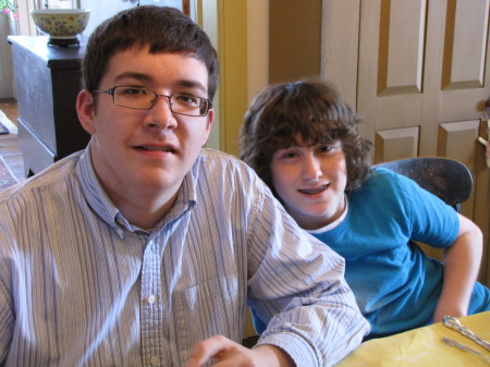 Our sons Grant (16) and Clark (13)