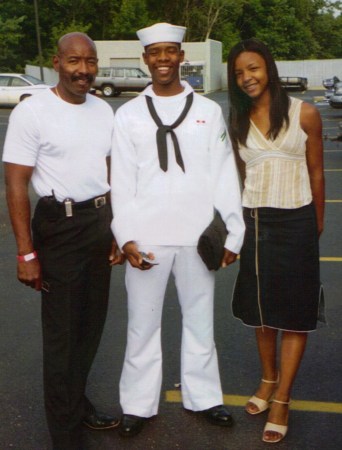 Harold, son Kolei and daughter Aisha