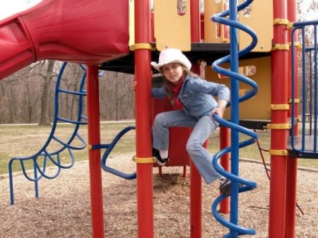 2009 Amber at the playground