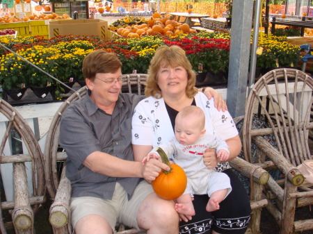 With Rita and grandson Brayden, Autumn 2008