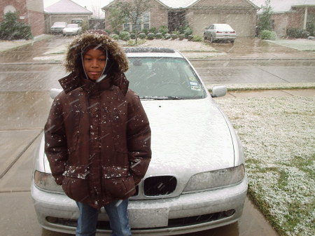 cameron during h-town snow..