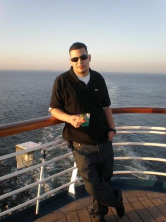 on a cruise