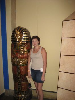 At the King Tut Exhibit