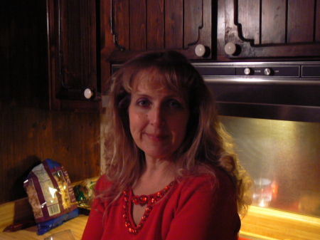 my wife JoAnne at Xmas