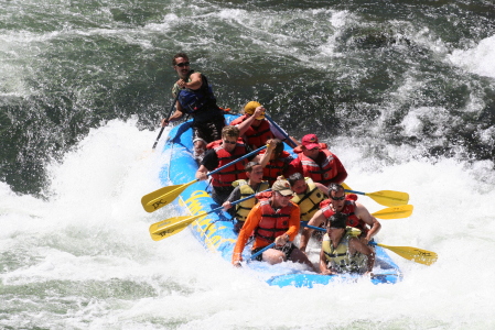 rafting on the Deschuets in Oregon 2008