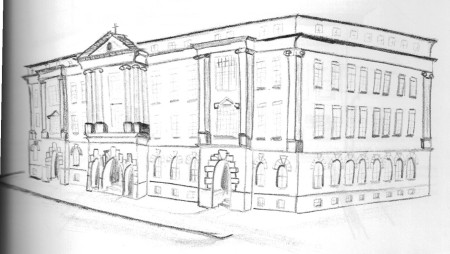 Sketch of front