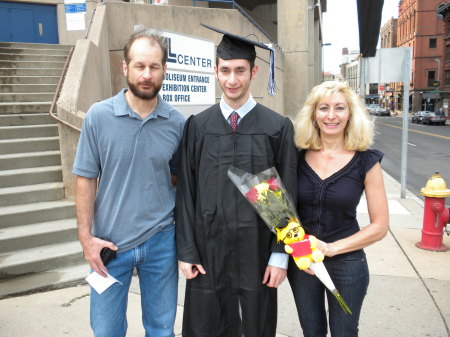 My son's college graduation