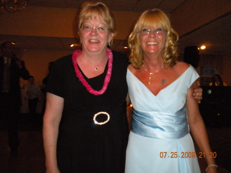 shelly and I at my son's wedding 7/09