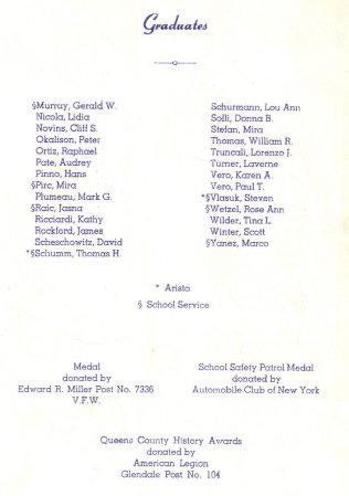 PS 91 Graduation 1974