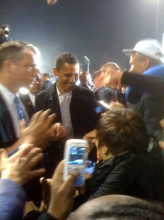 Obama on the eve of Election 2008