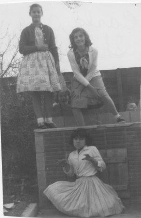 Carla, Sharon, Cindy and Christine 1958