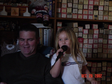 Karaoke time with Mychele