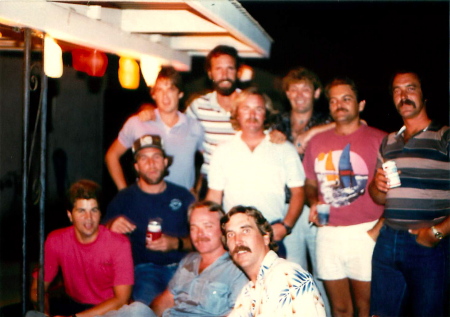 Reunion party at Faye Miller's 1987