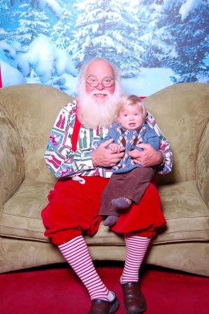 Bjorn with Santa