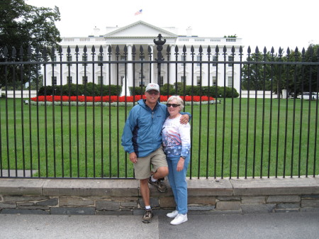Vicki and I at the White House