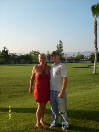 Clint and I at his home in Palm Springs