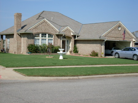 My home in Lawton, Ok. ,  Aug. 2009.