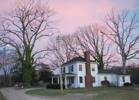 Liz's rustic farmhouse in Manakin-Sabot, VA.