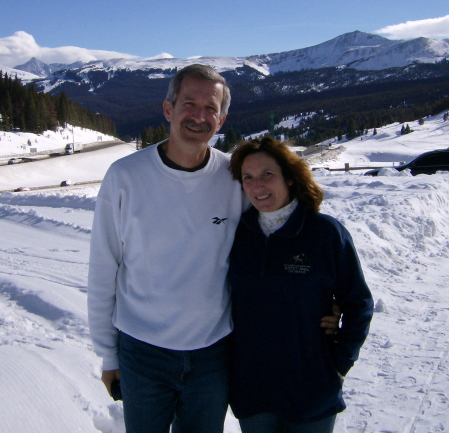 With Adriana at Vail, Colorado