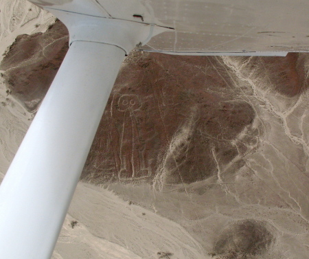 The Astronaut.  Nazca, Peru.