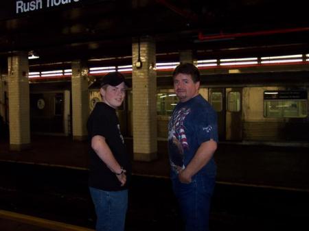Husband and Son in New York 2005