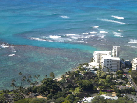 View of Waikiki from Diamond Head